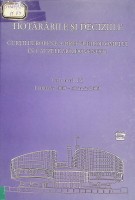 Hotărârile şi deciziile Curţii Europene a Drepturilor Omului în cauzele moldoveneşti