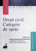 Drept civil : Culegere de speţe