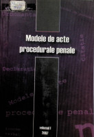 Modele de acte procedurale penale