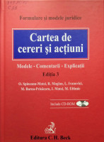 Cartea de cereri şi acţiuni: modele, comentarii, explicaţii