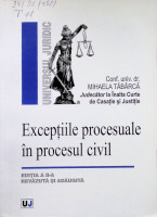 Excepţiile procesuale în procesul civil