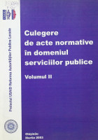 Culegere de acte normative în domeniul serviciilor publice. V.II