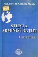 Ştiinţa administraţiei : Curs universitar