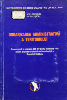 Organizarea administrativă a teritoriului
