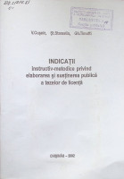 Indicaţii instructiv-metodice privind elaborarea şi susţinerea publică a tezelor de licenţă