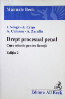 Drept procesual penal : Curs selectiv pentru licenţă