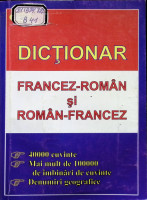 Dicţionar francez-român şi român francez
