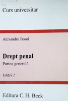 Drept penal. Partea generală . Ediția 2