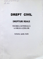 Drept  civil. Drepturi reale. Teoria generală a obligaţiilor