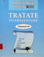 Tratate internaţionale la care Republica Moldova este parte 2008-2009