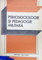 Psihosociologie şi pedagogie militară