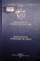 Regulamentul disciplinei militare al forţelor armate ale Republicii Moldova. Regulamentul instrucţiei de front al forţelor armate ale Republicii Moldova