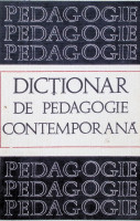 Dicţionar de pedagogie contemporană