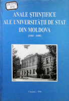 Anale Știinţifice ale Universităţii de Stat din Moldova (1946-1996)