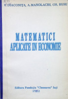 Matematici aplicate în economie