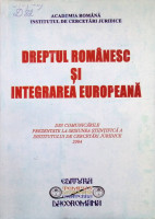 Dreptul românesc şi integrarea europeană