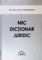 Mic dicţionar juridic