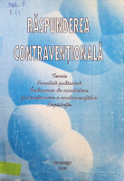 Răspunderea contravenţională
