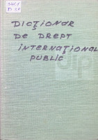 Dicţionar de drept internaţional public