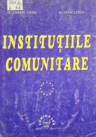 Instituţiile comunitare