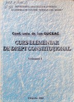 Curs elementar de drept constituţional