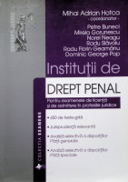 Instituţii de drept penal