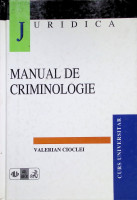 Manual de criminologie