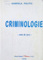 Criminologie : Note de curs