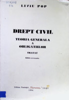 Drept civil:Teoria generală a obligaţiilor