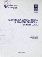 Participarea societăţii civile la procesul decizional de nivel local