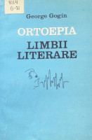 Ortoepia limbii literare