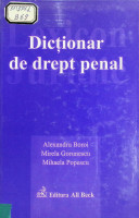 Dicţionar de drept penal