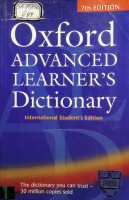 Oxford Advanced Learner”s Dictionary of Current English