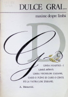 Dulce grai...: Maxime despre limbă