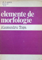 Elemente de morfologie