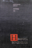 Opere: Hronica românilor