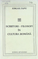 Scriitori-filosofi în cultura română