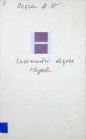Însemnări despre Hegel
