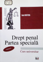 Drept penal: Partea spesială Vol. II