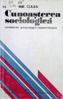 Cunoaşterea sociologică