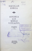 Istoria lui Mihai Viteazul