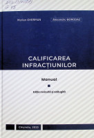 Calificarea infracţiunilor