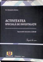 Activitatea specială de investigații