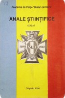 Anale științifice. Ediția I. Consacrată jubileului de 10 ani al Academiei de Poliție ”Ștefan cel Mare”