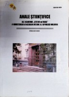 Anale științifice ale Academiei ”Ștefan cel Mare” a MAI al RM : Științe socio-umane