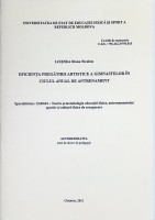 Eficiența pregătirii artistice a gimnastelor în ciclul anual de antrenament : Autoreferatul tezei de doctor în pedagogie