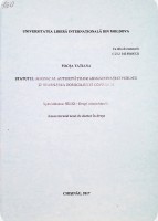 Statutul juridic al autorităților administrației publice în stabilirea domiciliului copilului