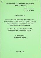 Individualizarea pregătirii fizice speciale a kickboxerilor de performanță de stil universal (categoria de greutate medie) în perioada pregătitoare a ciclului anual