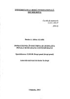 Infracțiunea în doctrina și legislația penală musulmană contemporană