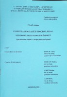 Expertiza judiciară în procesul penal